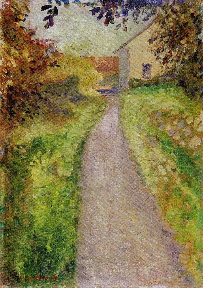 Puutarhapolku - Edvard Munch