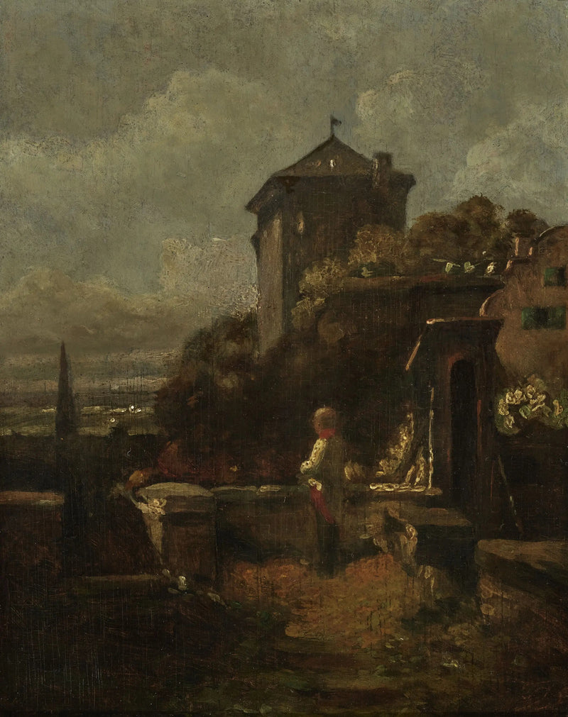 Vartija muureilla - Carl Spitzweg