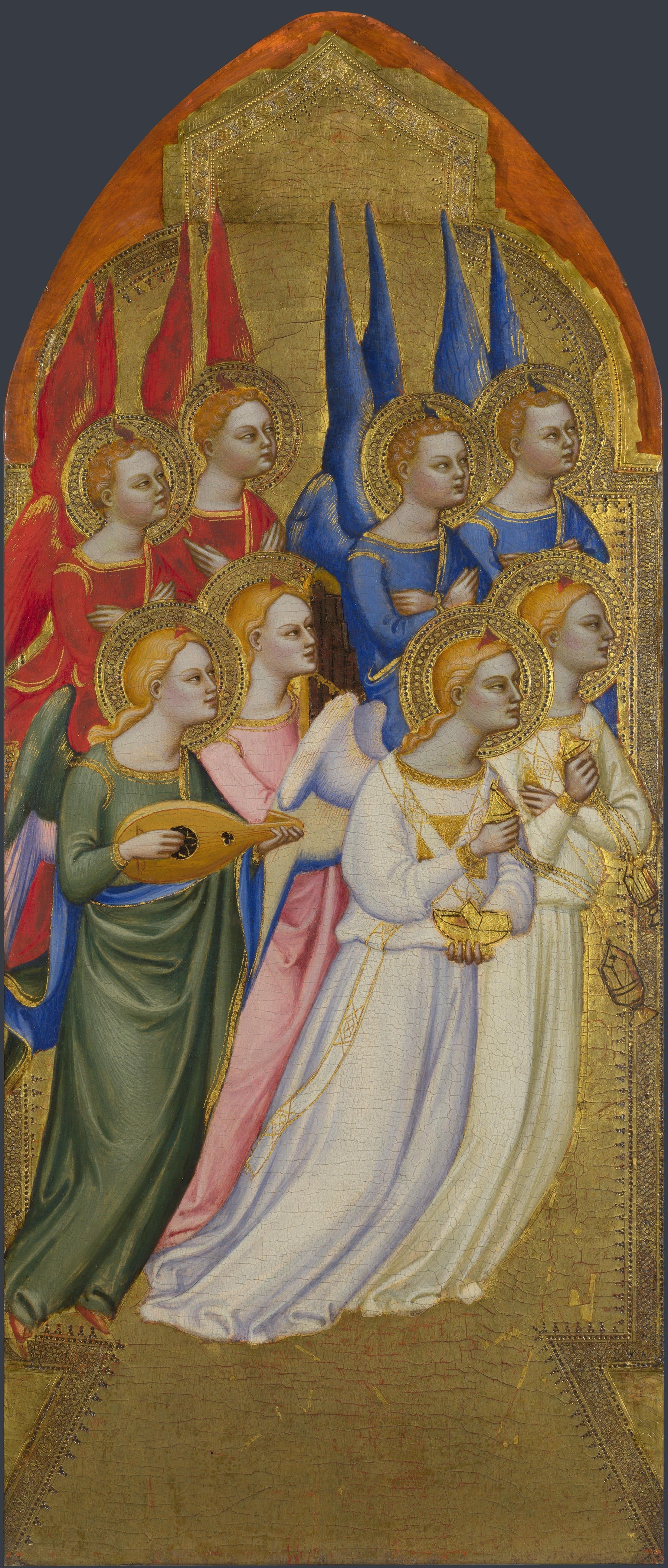 Séraphins chérubins et anges adorateurs - Jacopo di Cione - Alpha Reproduction