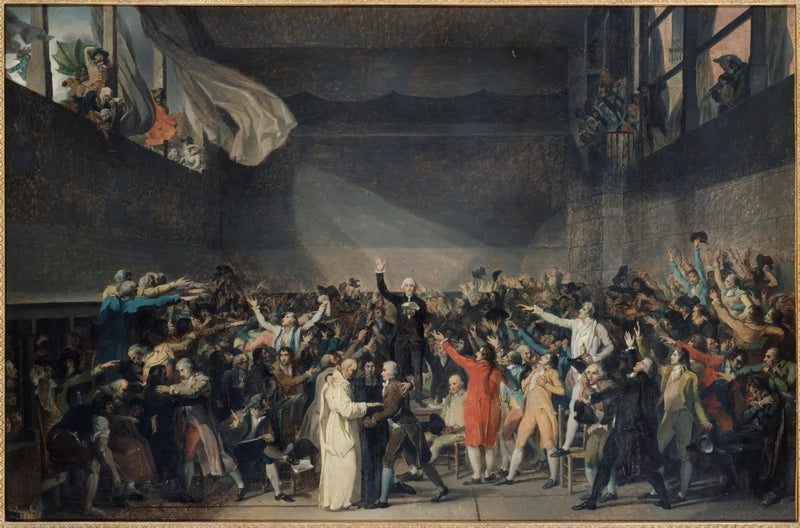 Ranskalaisen kansanvaltaisuuden vala, 20. kesäkuuta 1789 - Jacques-Louis David