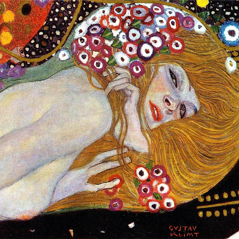 🐍 Vesiankat II (Yksityiskohta) – Gustav Klimt (1904–1907)
