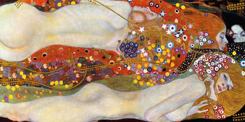 Veden käärmeet II - Gustav Klimt