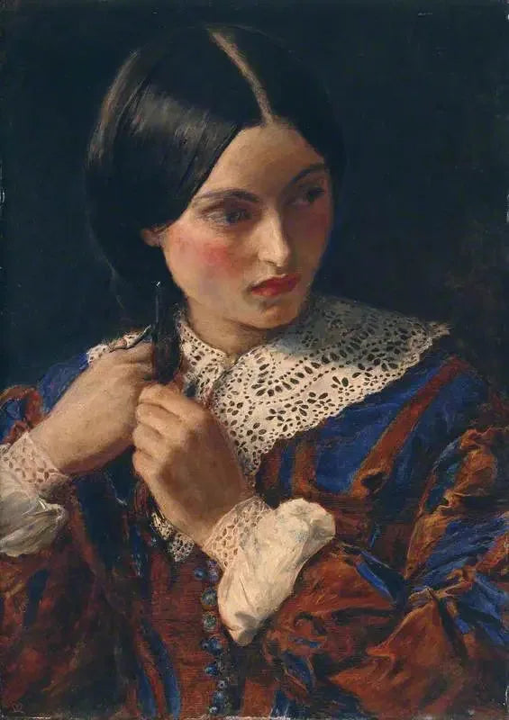 Vain yksi hiuslanka - John Everett Millais