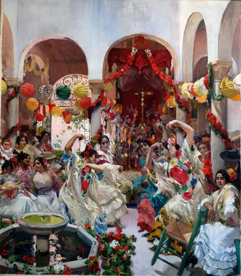 Sevilla, tanssi - Joaquín Sorolla