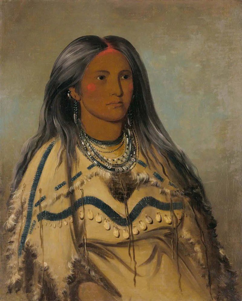 Sha-kó-ka, Mint, tyylikäs tyttö - George Catlin