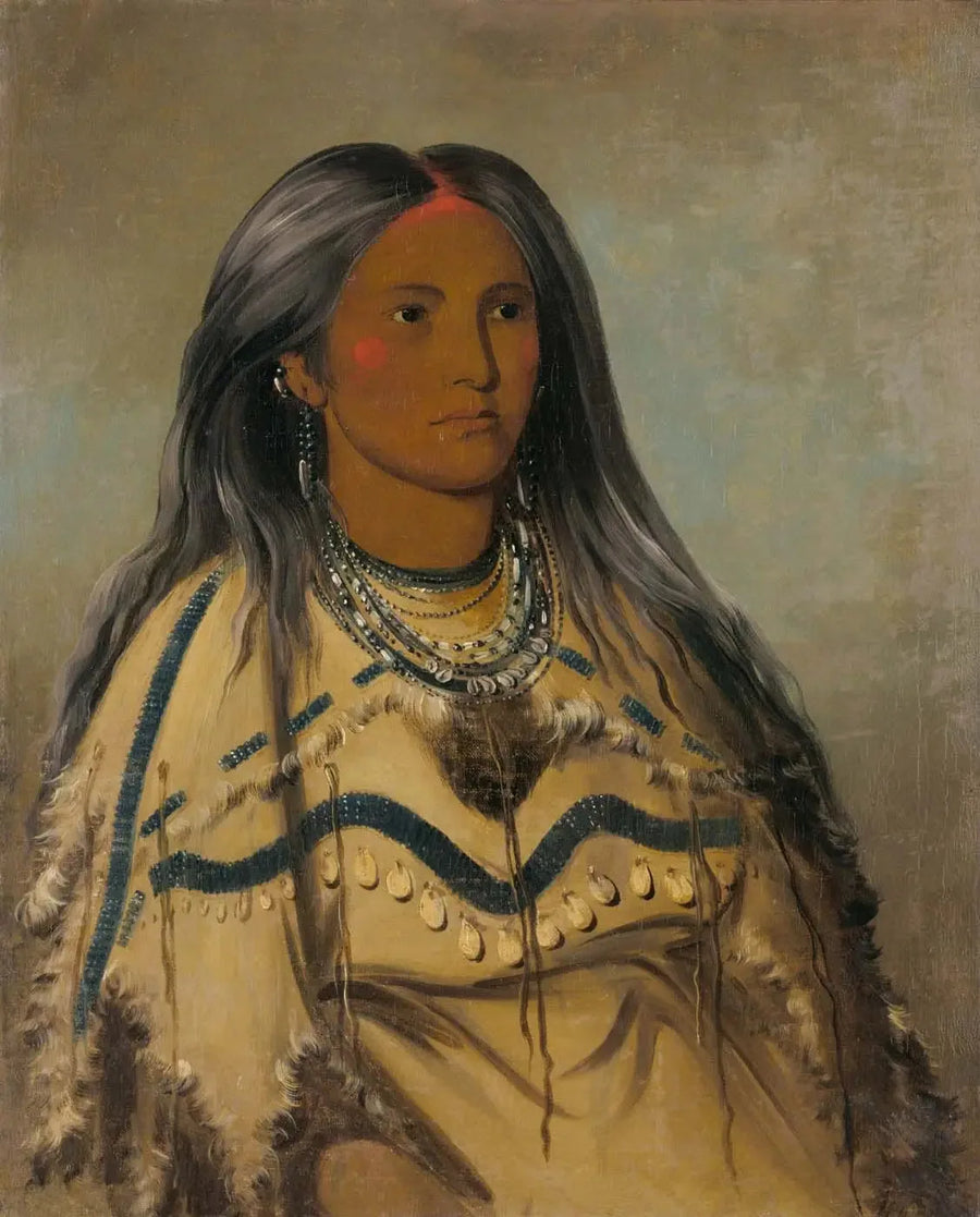 Sha-kó-ka, Mint, tyylikäs tyttö - George Catlin