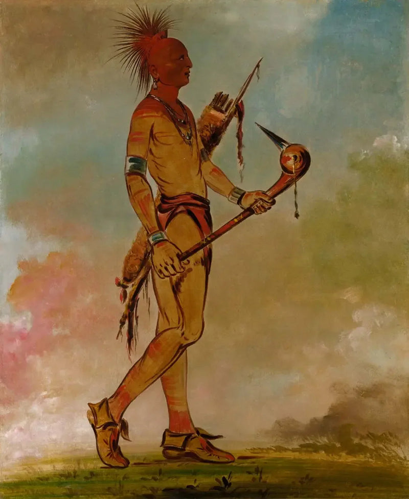 Shin-ga-wás-sa, kaunis lintu - George Catlin
