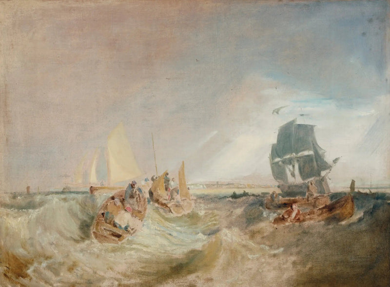 Laivakuljetus Thamesin suulla - J. M. W. Turner