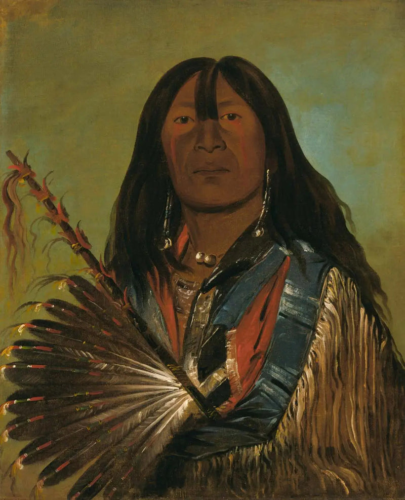 Shón-ka, koira, Bad Arrow Points -bändin johtaja - George Catlin