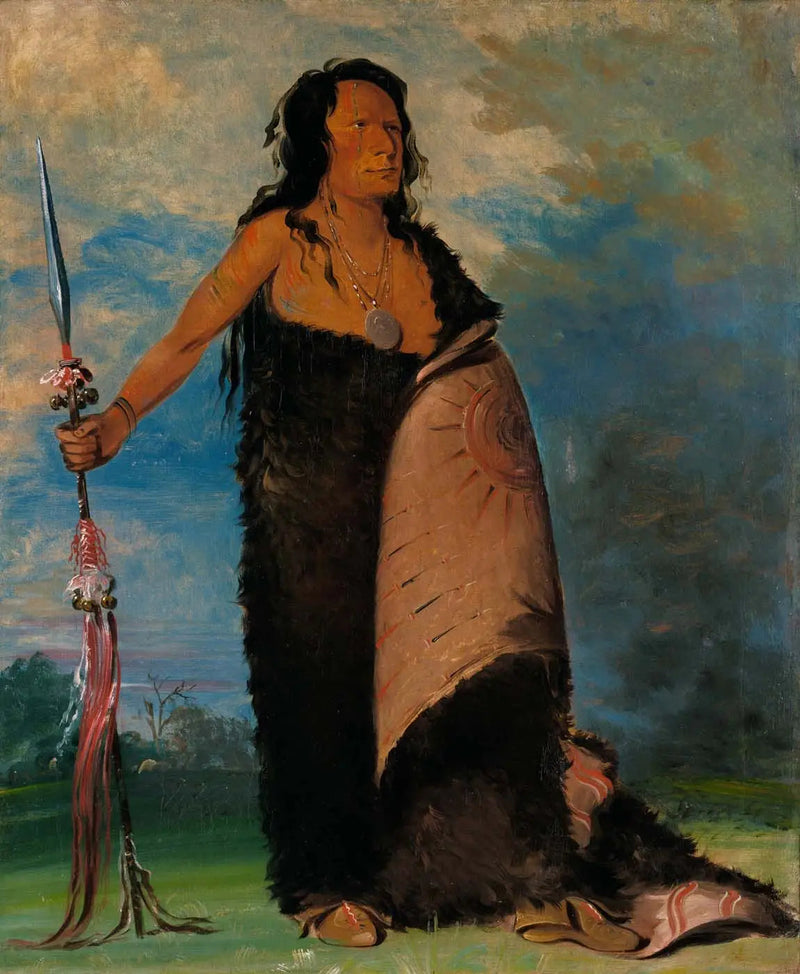 Shoo-de-gá-cha, La Fumée, Laaman johtaja - George Catlin