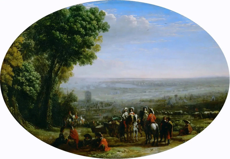 La Rochelle'n linnoitus Louis XIII:n toimesta - Claude Lorrain