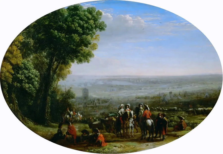 La Rochelle'n linnoitus Louis XIII:n toimesta - Claude Lorrain