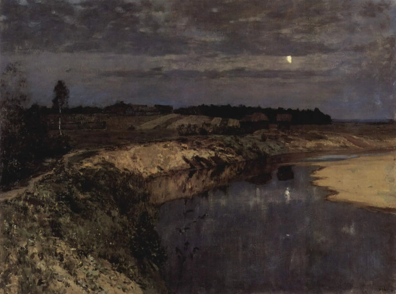 Hiljaisuus - Isaac Levitan