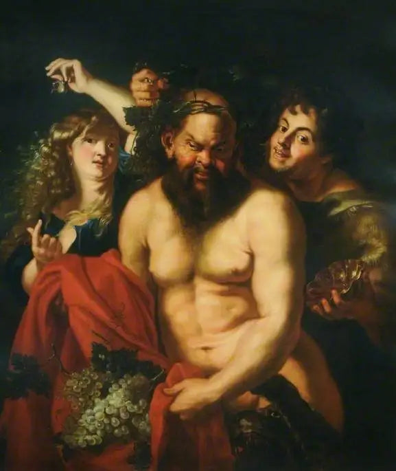 Silène juovuksissa Bacchantesin kanssa - Peter Paul Rubens
