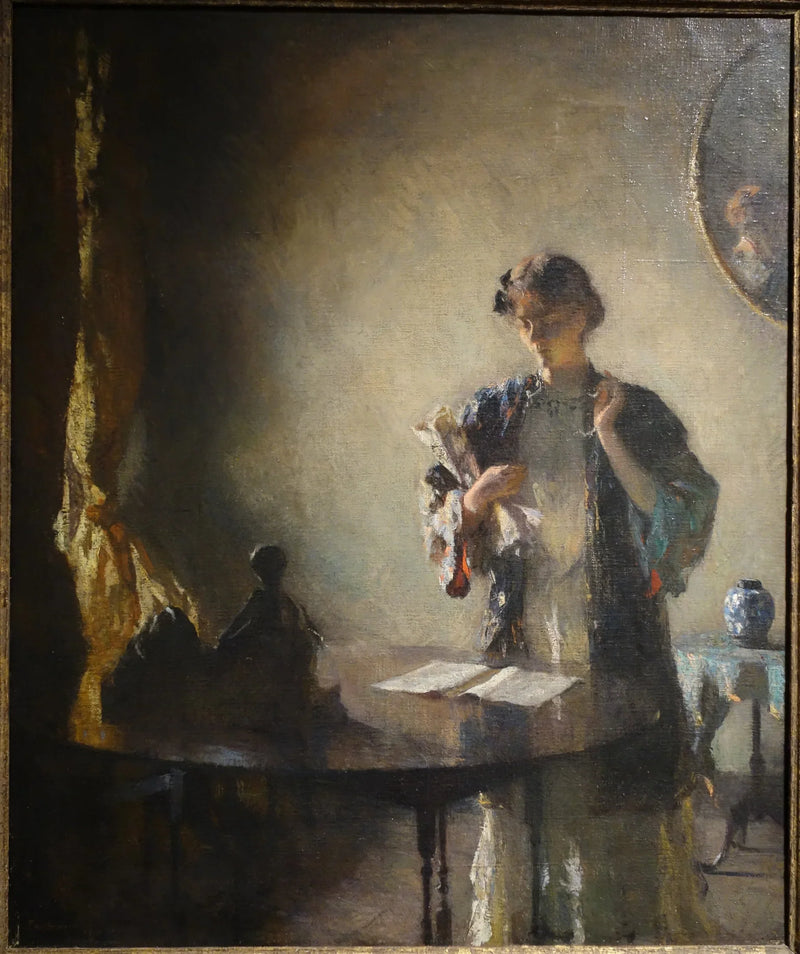 Siluetti huoneessa - Frank Weston Benson