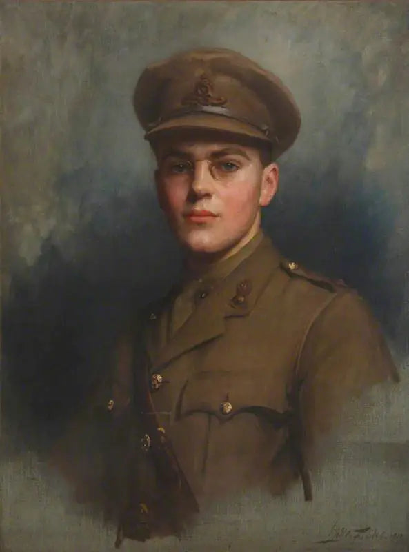 Sir Felix John Morgan Brunner, 3. baronetti Brunner (1897-1982) tykkiväen upseeri - Luke Fildes