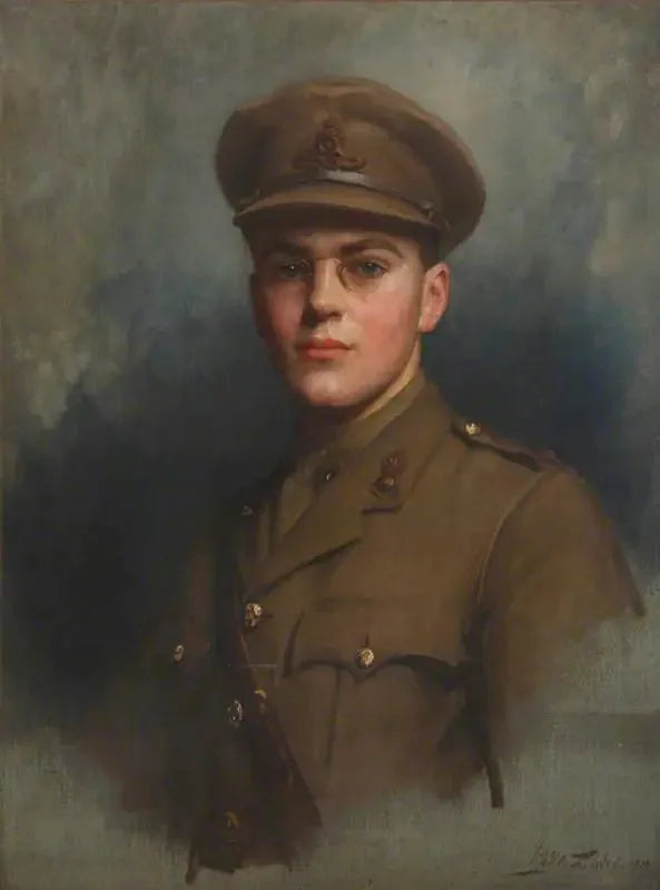 Sir Felix John Morgan Brunner, 3. baronetti Brunner (1897-1982) tykkiväen upseeri - Luke Fildes