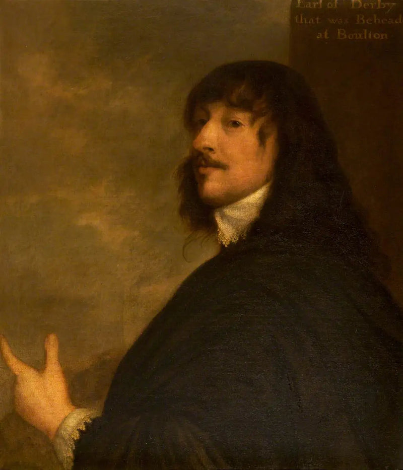 Sir James Stanley (1607–1651), 7. Derbyherttuakunta - Antoine van Dyck