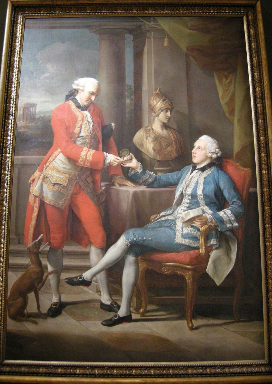 Sir Sampson Gideon ja tunnistamaton kumppani - Pompeo Batoni