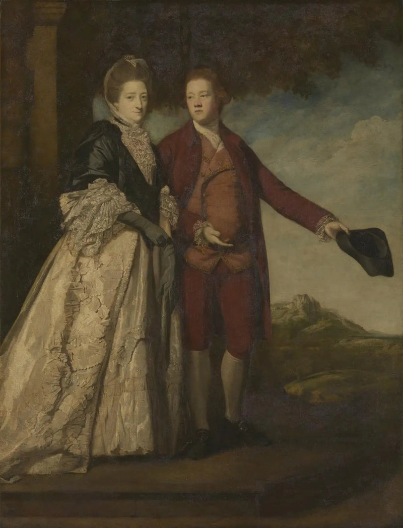 Sir Watkin Williams-Wynn ja hänen äitinsä - Joshua Reynolds