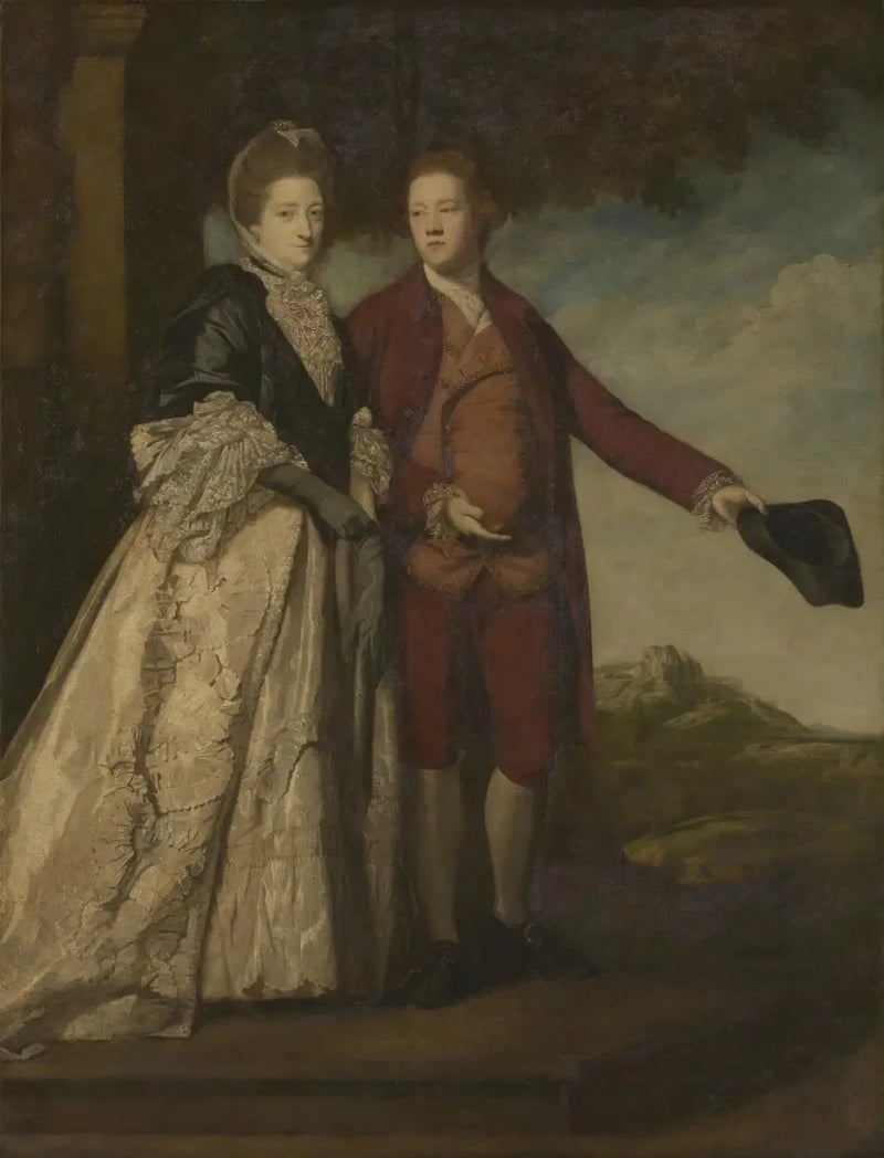 Sir Watkin Williams-Wynn ja hänen äitinsä - Joshua Reynolds