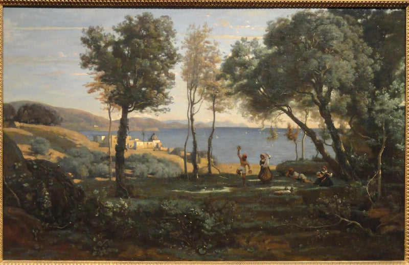 Napolin ympäristöt - Jean-Baptiste Camille Corot