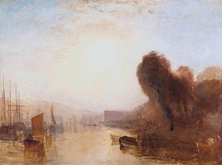 Luonnos 'East Cowes Castle, Regatta Alkamassa Ankkuroitumiselle' Nro 1 - J. M. W. Turner