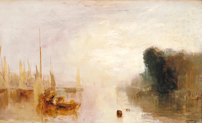 Luonnos 'East Cowes Castle, Regatta Alkamassa Ankkuroitumiselle' Nro 2 - J. M. W. Turner