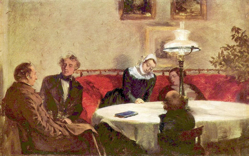 Abend-yhtiö - Adolph von Menzel