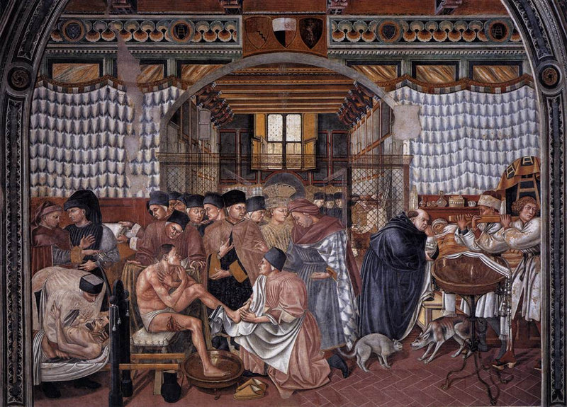Potilaan hoito - Domenico di Bartolo