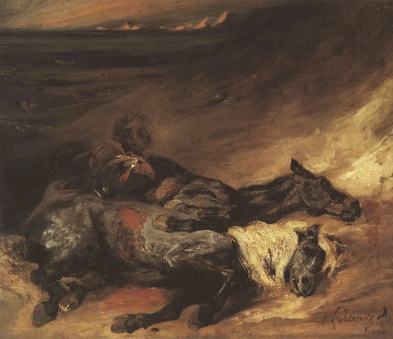 Ilta taistelun jälkeen - Eugène Delacroix