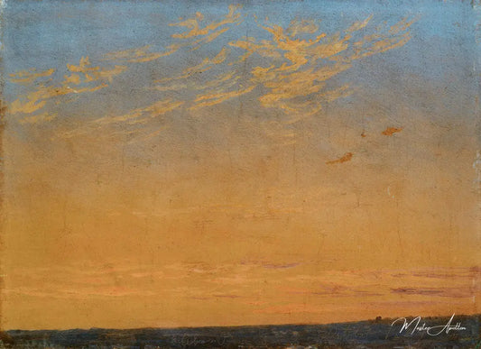 Soir - Caspar David Friedrich - Reproductions de tableaux et peintures haut de gamme