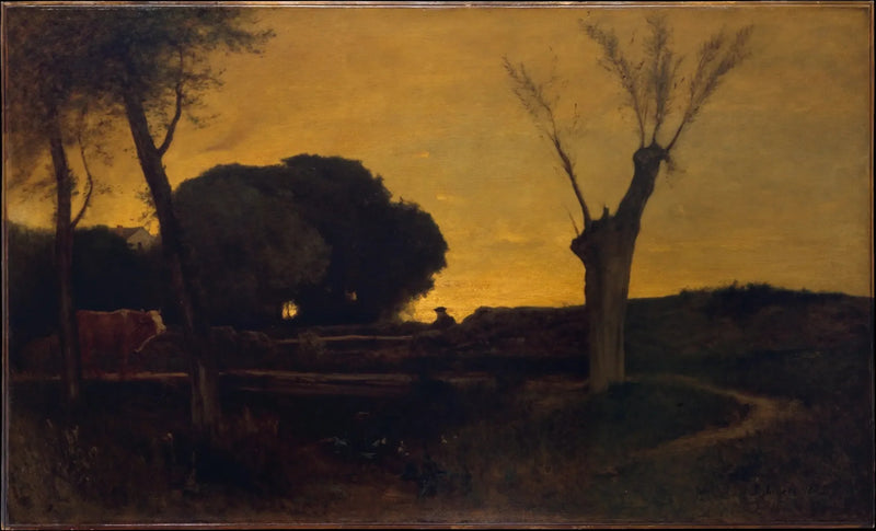 Medfieldin ilta, Massachusetts - George Inness