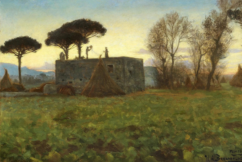 Pompeijin ilta. - H. A. Brendekilde