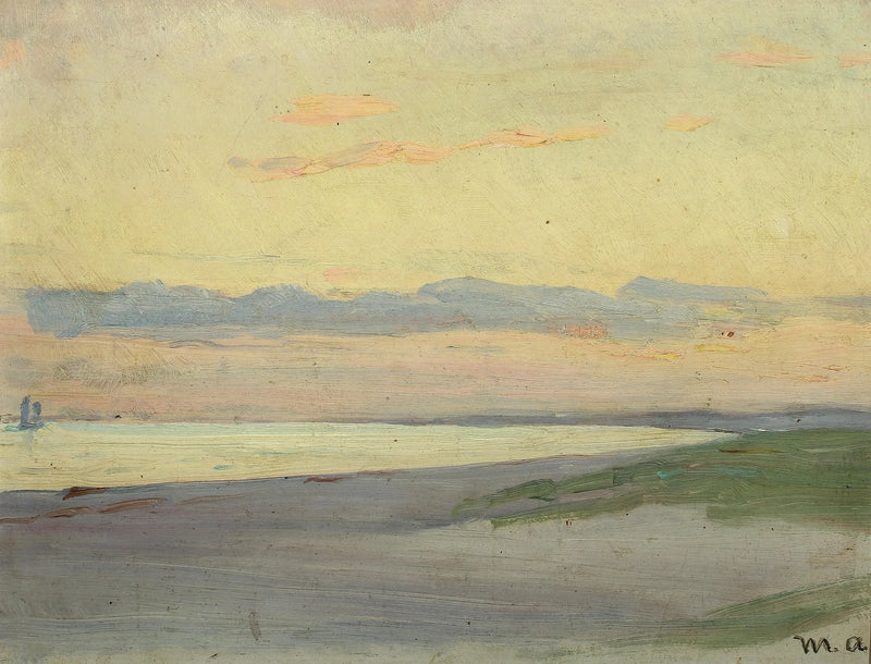 Ilta Skagenissa merinäköalalla. - Michael Peter Ancher