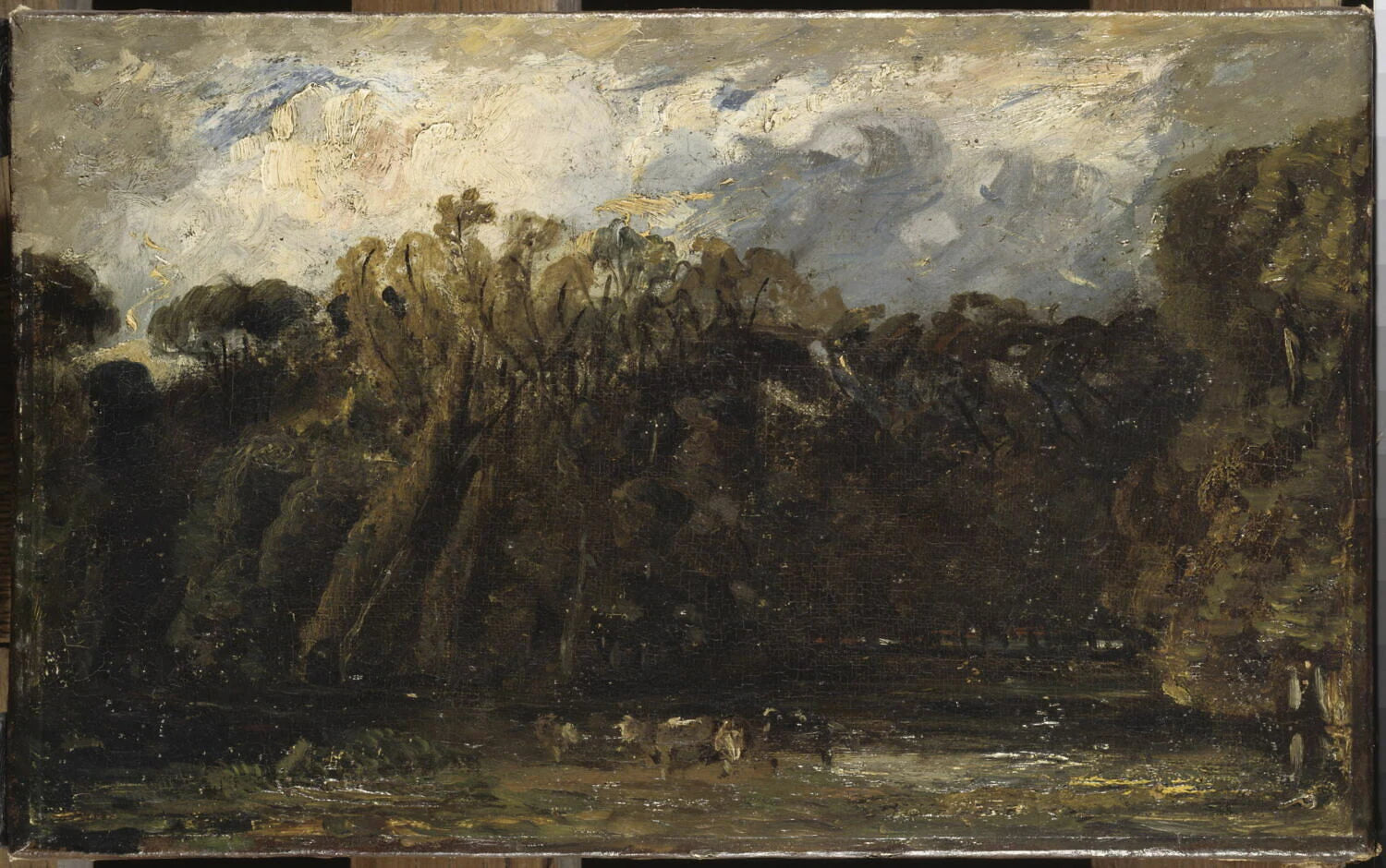Soirée d'automne dans le parc de Saint-Cloud - Paul Huet