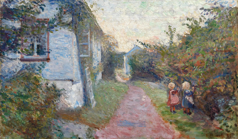Kesäilta Åsgardstrandissa - Edvard Munch
