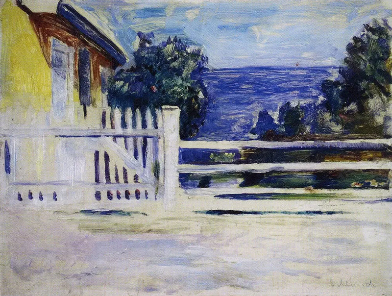 Kesäilta Åsgardstrandissa - Edvard Munch