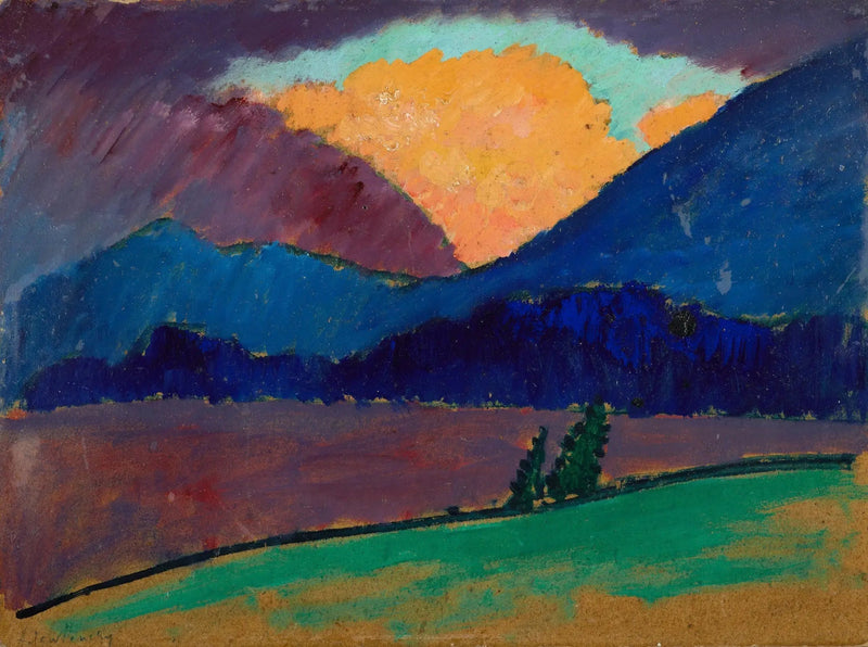 Murnau'n kesäilta - Alexej von Jawlensky