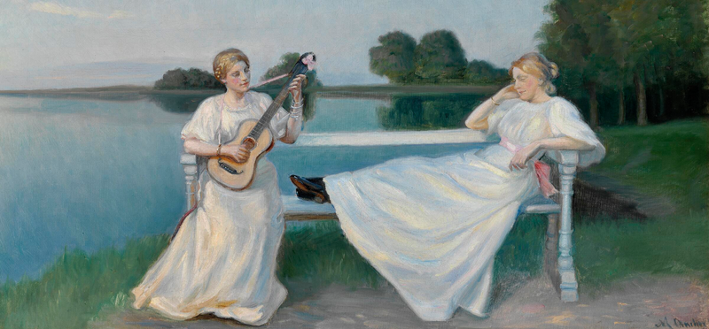 Kesäilta Skagenissa. -Michael Peter Ancher