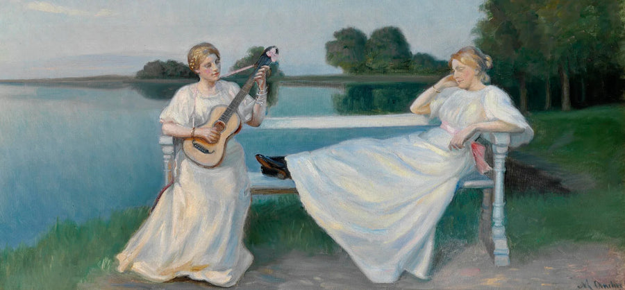 Kesäilta Skagenissa. -Michael Peter Ancher