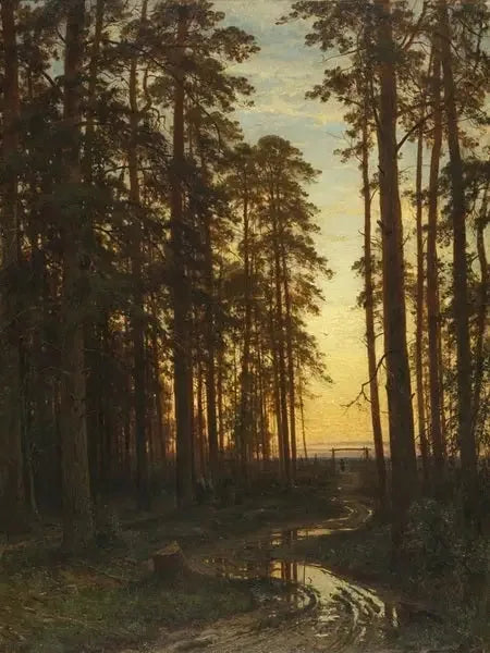 Ilta metsässä mäntyjen - Ivan Chichkine
