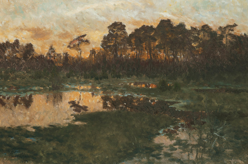 Kevätilta - Bruno Liljefors