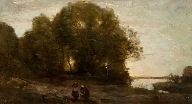 Ilta - Jean-Baptiste Camille Corot