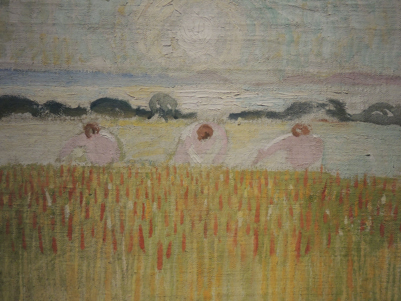 Valkoinen aurinko viljojen päällä - Maurice Denis