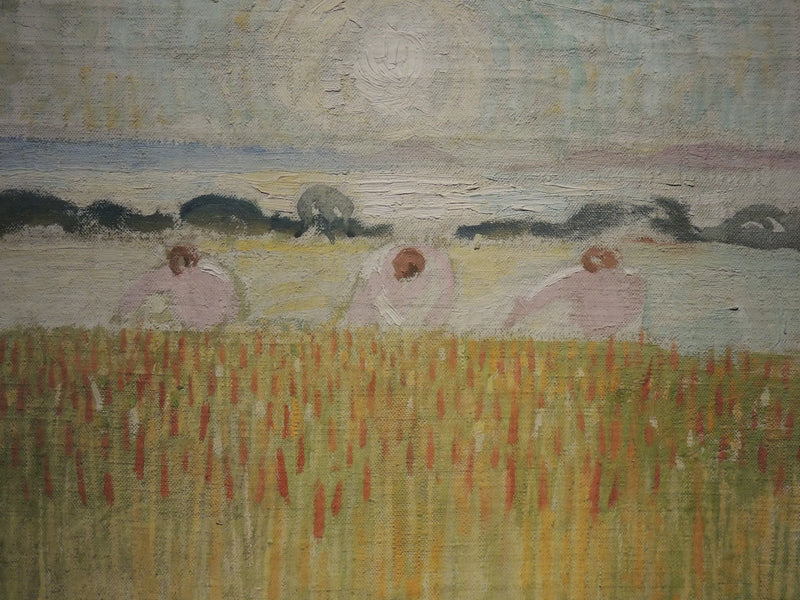 Valkoinen aurinko viljojen päällä - Maurice Denis