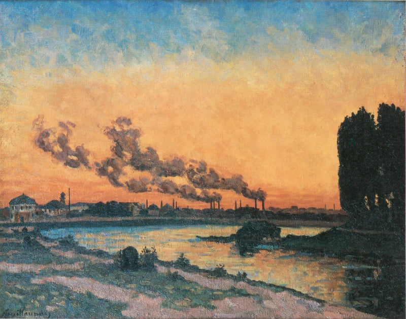 Auringonlasku Ivryssä - Armand Guillaumin
