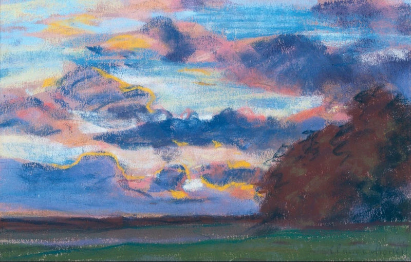 Auringonlasku P54 - Claude Monet