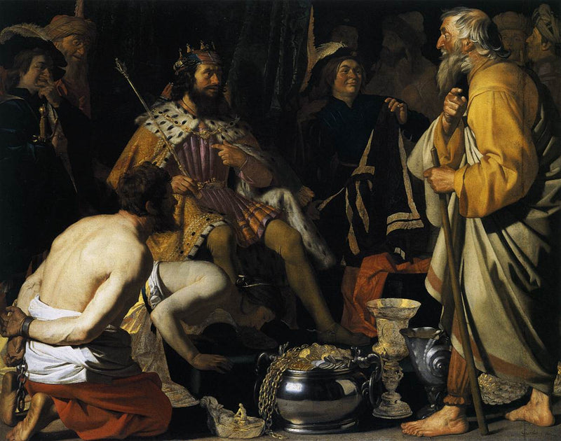 Solon ja Crésus - Gerrit van Honthorst