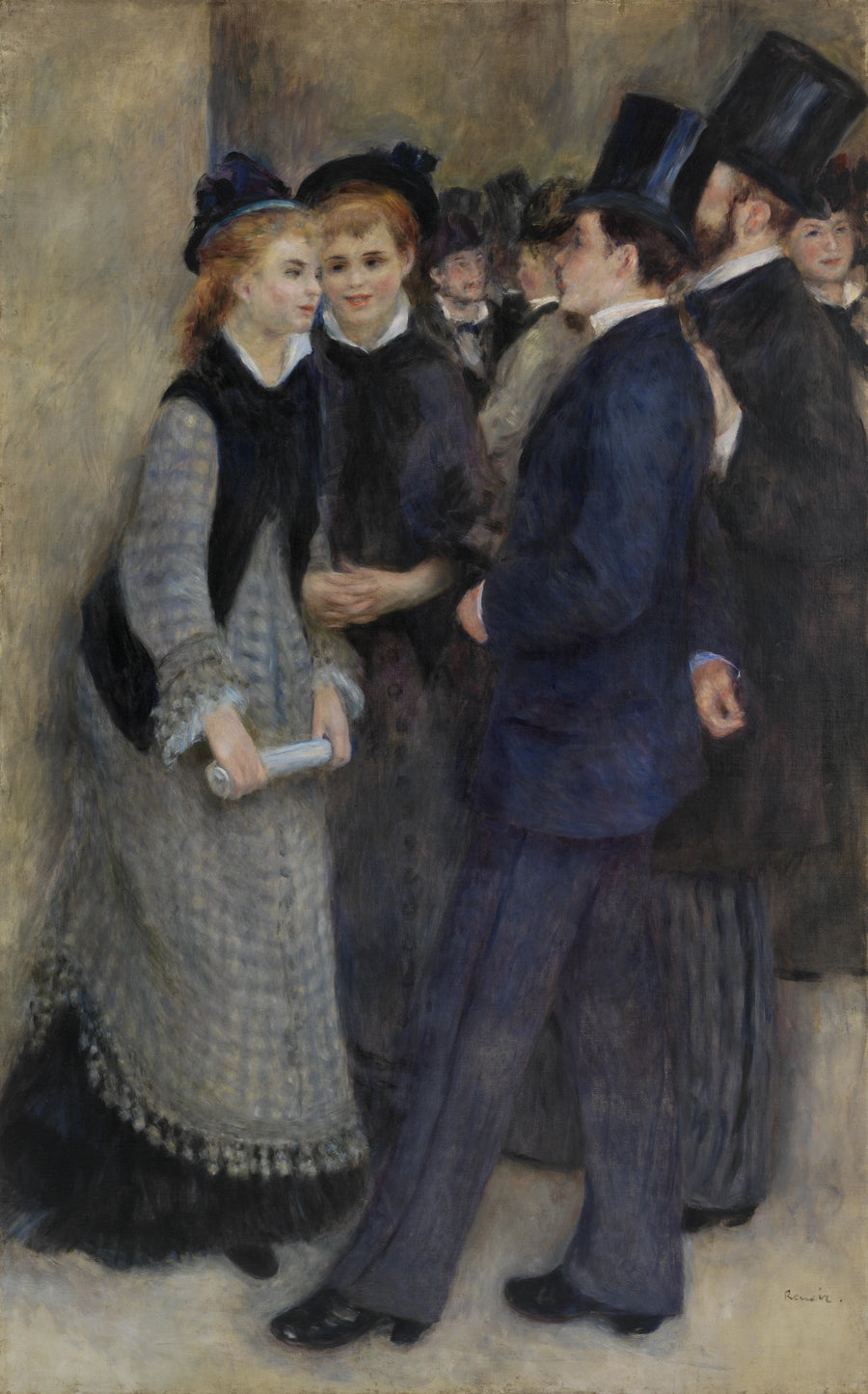 Conservatorion uloskäynti - Pierre-Auguste Renoir